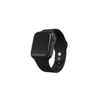 Apple Watch Series 6 GPS, 44mm boîtier aluminium noir avec Bracelet Sport Noir Reconditionné par Renewd