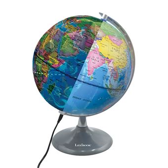 Jeu scientifique Lexibook Globe Jour et Nuit Lumineux