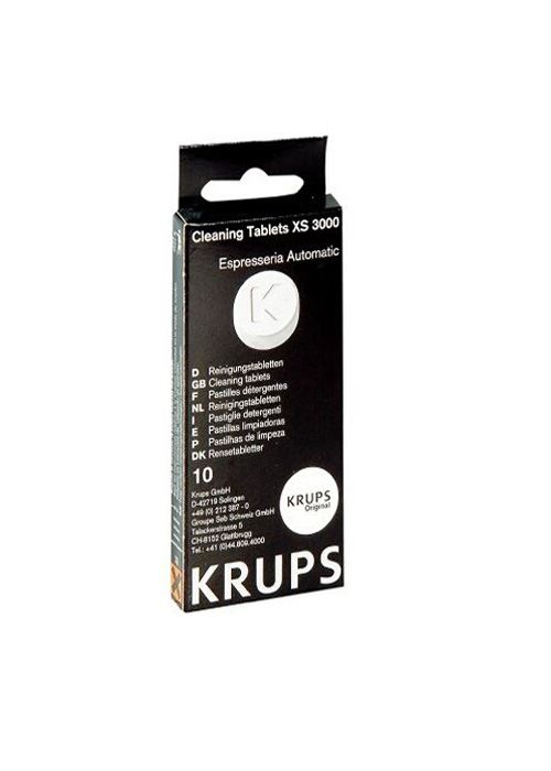 Pastilles Nettoyantes KRUPS Par 10 - Référence XS300010 - Pour Détartrage Machine à Café Expresso - Neuf