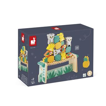 Jouet en bois Janod Tropik Jeu d'équilibre tropical