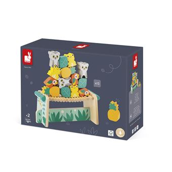 Jouet en bois Janod Tropik Jeu d'équilibre tropical