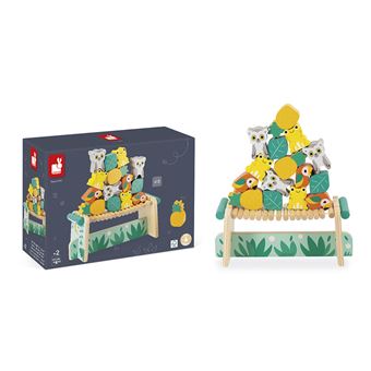 Jouet en bois Janod Tropik Jeu d'équilibre tropical
