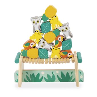 Jouet en bois Janod Tropik Jeu d'équilibre tropical