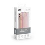 Pack de 3 coques de protection ultra fine pour iPhone 12/12 Pro Casr couleurs claires