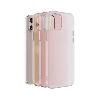 Pack de 3 coques de protection ultra fine pour iPhone 12/12 Pro Casr couleurs claires