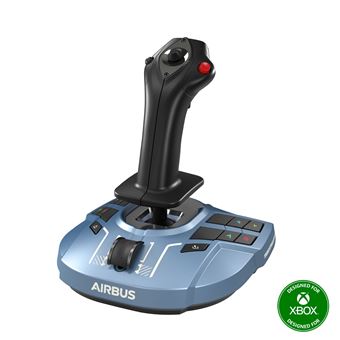 Joystick Guillemot Thrustmaster TCA Sidestick X Airbus Edition pour Xbox Series X/S et PC Bleu grisé et noir