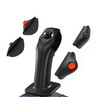 Joystick Guillemot Thrustmaster TCA Sidestick X Airbus Edition pour Xbox Series X/S et PC Bleu grisé et noir