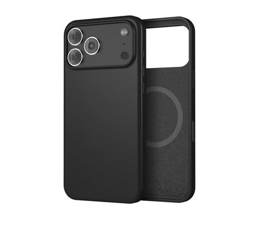 Coque en Silicone WeFix MagSafe Noir pour iPhone 17 Pro Max