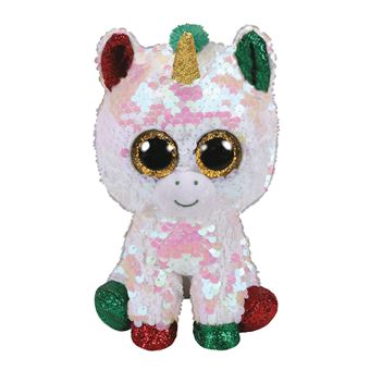 Peluche TY Flippables Taille M Stardust La licorne