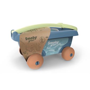Chariot de plage Smoby green Garni et accessoires