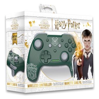 Harry Potter - Manette Switch Sans Fil Cable 1M - Serpentard - Vert