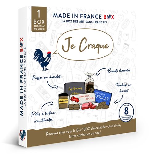 Coffret cadeau Made In France Box Je Craque !