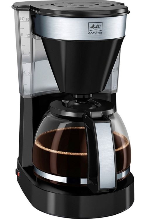 Cafetière filtre Melitta Easy Top 1023-04 1050 W Noir et Argent