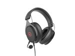 Casque filaire gaming Muvit H500 Noir + Carte Son