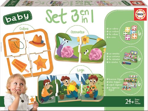 Educa Multicolore Set 3 En 1 Baby