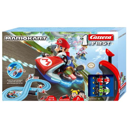 Circuit Carrera First Nintendo Mario Kart Avec Piste Et Voitures
