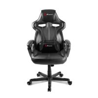 Fauteuil repose-pied / Fauteuil de relaxation GAMER PRO WH 110 simili cuir  noir / blanc - Fauteuil de salon - Achat & prix