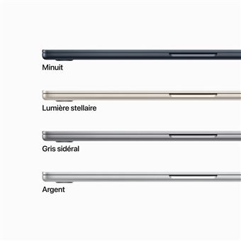 Apple MacBook Air M2 15 pouces (2023) Gris sidéral 16 Go/512 Go