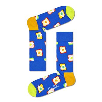 Chaussettes hautes et mi-bas Happy Socks Toast Taille 41-46