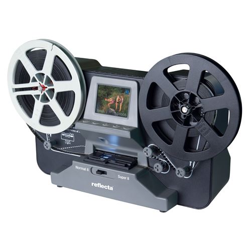 Scanner de films Reflecta Super 8 Normal 8 1440 x 1080 pixels films rouleau Super 8 films rouleau Normal 8 sortie TV lecteur de carte mémoire écran - vue 2