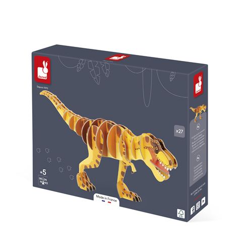 Puzzle 3D Janod Dino Le T-Rex 27 pièces - Puzzle 3D - Achat & prix