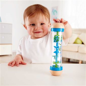 Jeu d'éveil Hape Hochet bâton de pluie Bleu