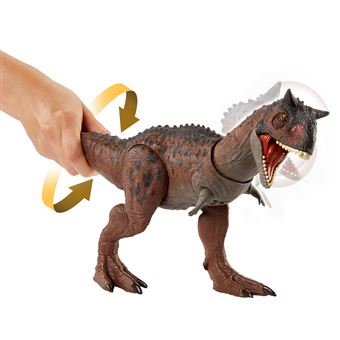 Dinosaure Jurassic World Carnotaurus Toro Marron