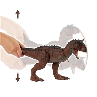 Dinosaure Jurassic World Carnotaurus Toro Marron