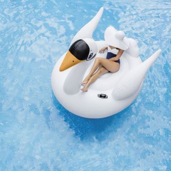 Bouée à chevaucher Intex Cygne géant