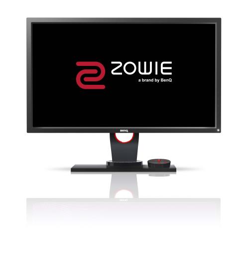 BenQ ZOWIE XL2430 - XL Series - 3D LED-monitor - 24 - 1920 x 1080 Full HD (1080p) - TN - 350 cd/m² - 1000:1 - 1 ms - 2xHDMI, DVI-D, VGA, DisplayPort - zwart, rood