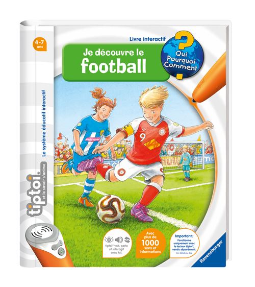Livre Interactif Ravensburger Tiptoi® Je Découvre Le Football