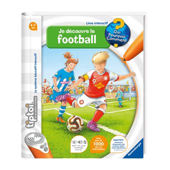 Livre interactif Ravensburger Tiptoi® Je découvre le football