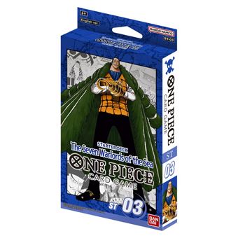 Carte à collectionner Bandai One Piece JCC Starter Deck The Seven Warlords ST03 EN