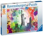 Puzzle 500 pièces Ravensburger Carte postale de New York