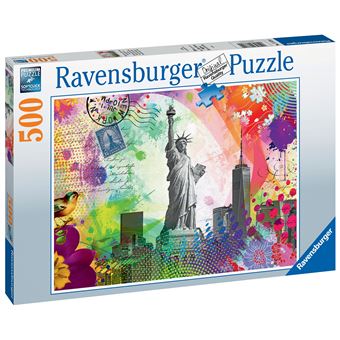 Puzzle 500 pièces Ravensburger Carte postale de New York