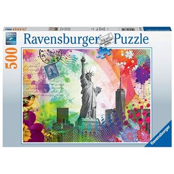 Puzzle 500 pièces Ravensburger Carte postale de New York