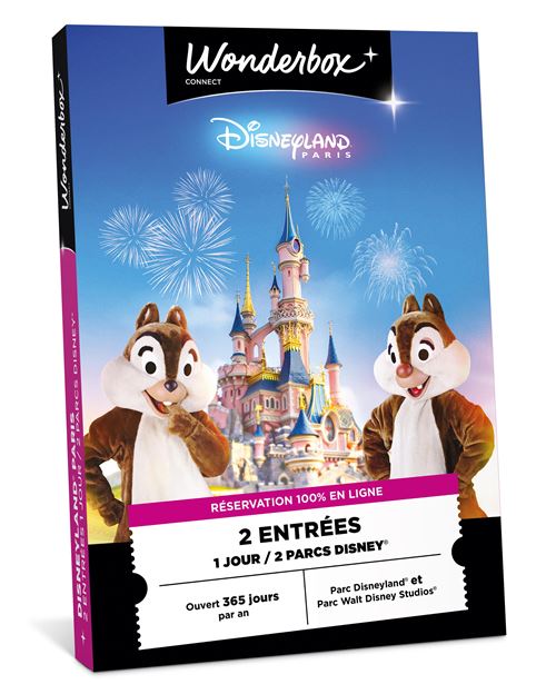 Coffret cadeau Connect Disneyland Paris 1 jour / 2 parcs Disney®