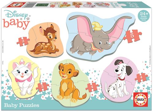 Puzzle enfant Educa Baby Puzzles Disney Animals 2