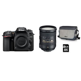Fnac Pack Nikon D7500 Reflex Behuizing Zwart + 18-200mm VR II Lens + Draagtas + 16GB SD-Kaart