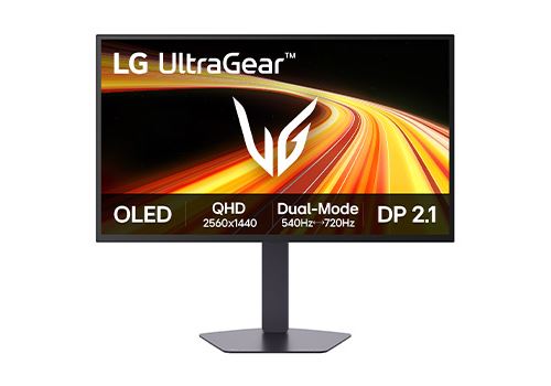 LG 27GX790B B 27" QHD OLED Gaming Monitor 540 Hz Dual Mode Schwarz 27GX790B B.AEU - vue 2