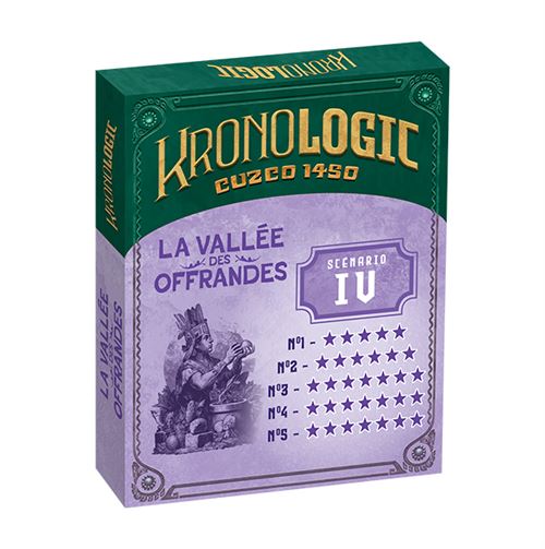 Jeu d'enquête Origames Kronologic Cuzco 1450 La Vallée des Offrandes - Origames