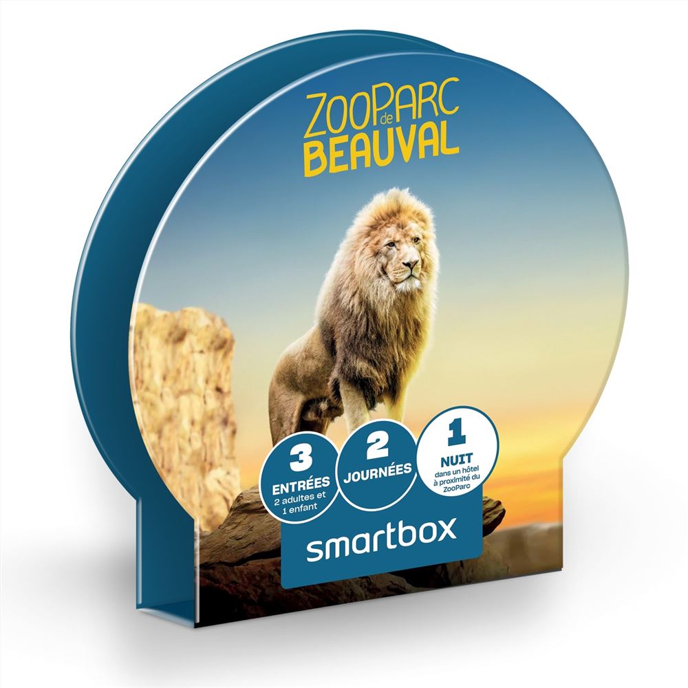 Coffret cadeau SmartBox Séjour au ZooParc de Beauval Famille 2023