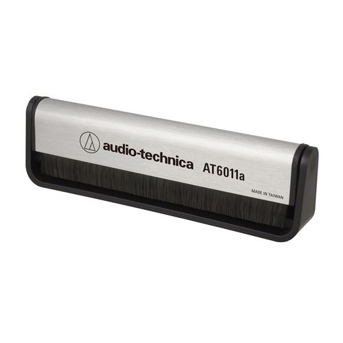 Audiotechnica Noir Et Gris Accessoire Platine Vinyle Audio-Technica Brosse Antistatique At6011a Pour Disque Vinyle