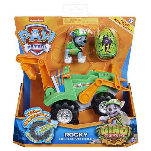 Véhicule et Figurine Pat Patrouille Rocky Dino Rescue