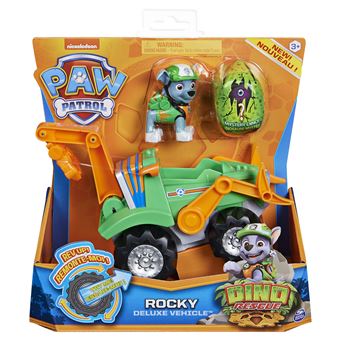 Vehicule Et Figurine Pat Patrouille Rocky Dino Rescue Petite Figurine Achat Prix Fnac