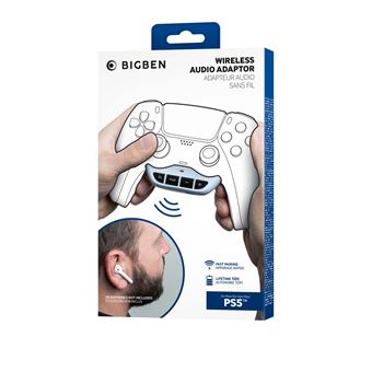 Adapteur audio sans fil Nacon Dualsense pour manette PS5 Blanc et noir