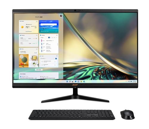 PC Tout en un Acer Aspire C27-1700 27" Intel Core i3 8 Go RAM 512 Go SSD Noir