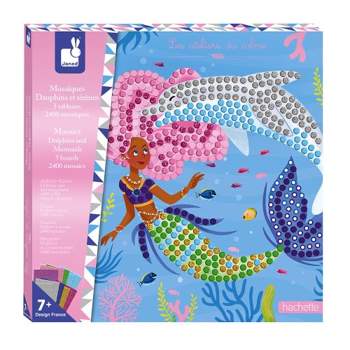 Kit créatif Janod Mosaïques Dauphins et sirènes - Janod