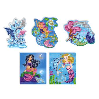 Kit créatif Janod Mosaïques Dauphins et sirènes