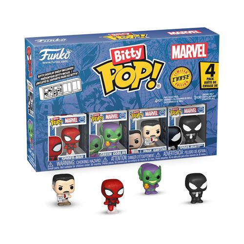 Funko - Bitty Pop Spider-Man - Lot de 4 figurines - Image 3